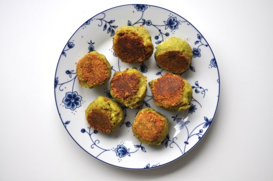 Falafel med broccoli