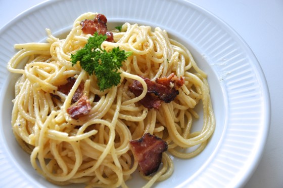 Spaghetti cabonara